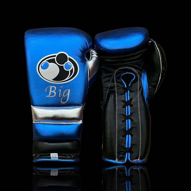Grant Blue/Black/Silver Boxing Gloves Durable Sparring Gloves
